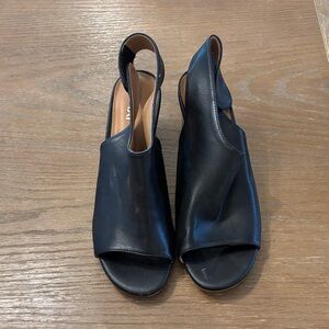 Elegant Black Women's Slingback Mules